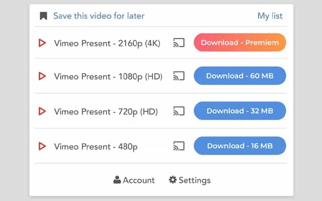 YouTube downloader browser extension